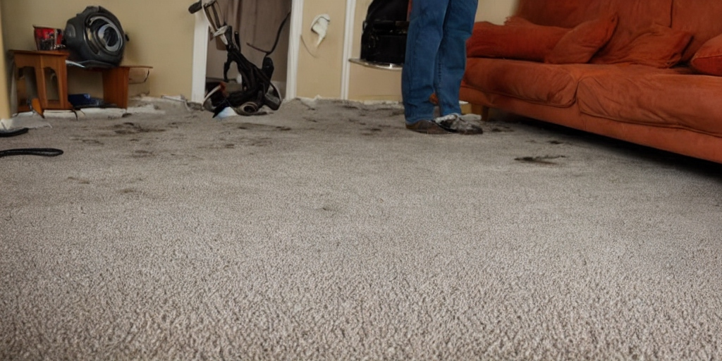 Mold in Carpet from Water Damage